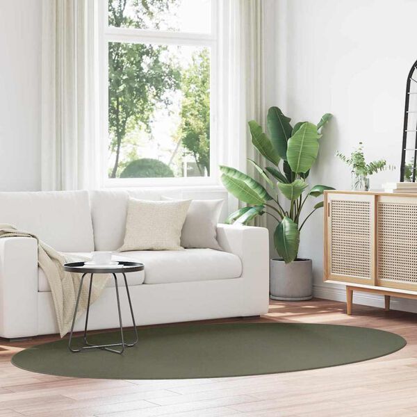 vidaXL Teppe HUARTE Skoggrønn 230 x 160 cm 100% Polyester