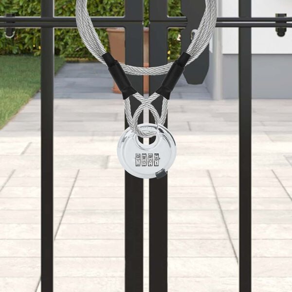 vidaXL Discus-l&aring;ser med n&oslash;kler 12 pcs s&oslash;lv 7 x 2.3 x 7 cm