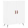 vidaXL Highboard hvit 69,5x34x180 cm konstruert tre