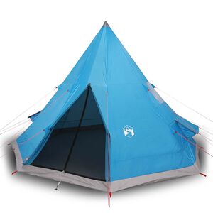 vidaXL Campingtelt tipi 4 personer bl&aring; vanntett