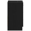 vidaXL Servantskap svart eik 63x30x54 cm konstruert tre