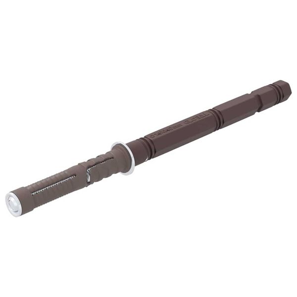 vidaXL Flytende hyllebraketter 12 pcs Beige &Oslash;14 x 210 mm St&aring;l