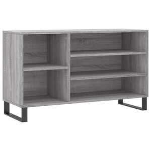 vidaXL Skoskap gr&aring; sonoma 102x36x60 cm konstruert tre