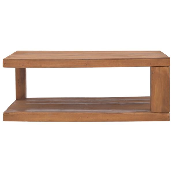 vidaXL Salongbord 90x50x35 cm heltre teak