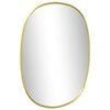 vidaXL Veggspeil gull 40x30 cm