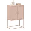 vidaXL Highboard rosa 68,5x38,5x107 cm stål