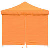 vidaXL Partytelt Oransje 292 x 292 x 315 cm Oxford Stoff