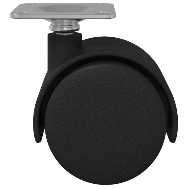 vidaXL Svinghjul 2 pcs Svart 54 mm Jern og PP