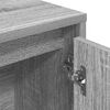 vidaXL Bokhylle grå sonoma 89x24x101,5 cm konstruert tre