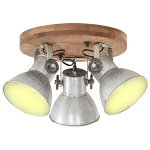vidaXL Industriell taklampe 25 W s&oslash;lv 42x27cm E27