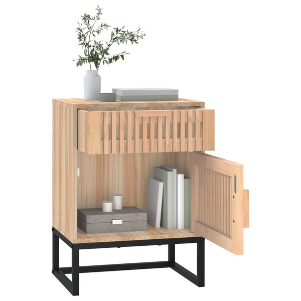 vidaXL Nattbord 40x30x55,5 cm konstruert tre og jern