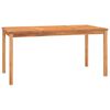 vidaXL Hagespisegruppe 5 deler heltre teak