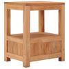 vidaXL Nattbord 40x30x50 cm heltre teak