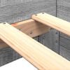 vidaXL Sengeramme gr&aring; sonoma 100x200 cm konstruert tre
