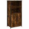 vidaXL Highboard r&oslash;kt eik 62x36x121,5 cm konstruert tre