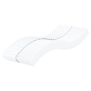 vidaXL Skummadrass hvit 90x190 cm hardhet H2 H3