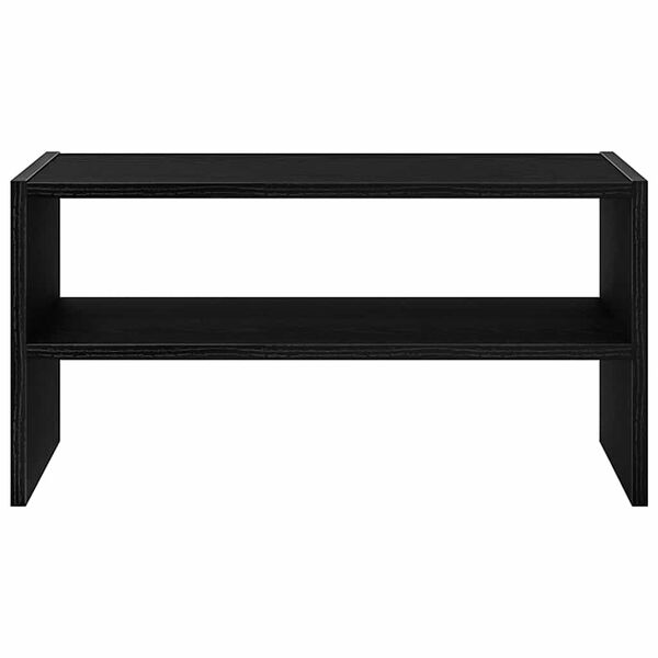 vidaXL Skostativ Stablebar Sort eik 60x30x30,5 cm