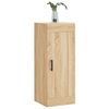vidaXL Veggmontert skap sonoma eik 34,5x34x90 cm konstruert tre
