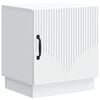vidaXL Nattbord Hvit 43 x 34,5 x 47 cm Konstruert tre