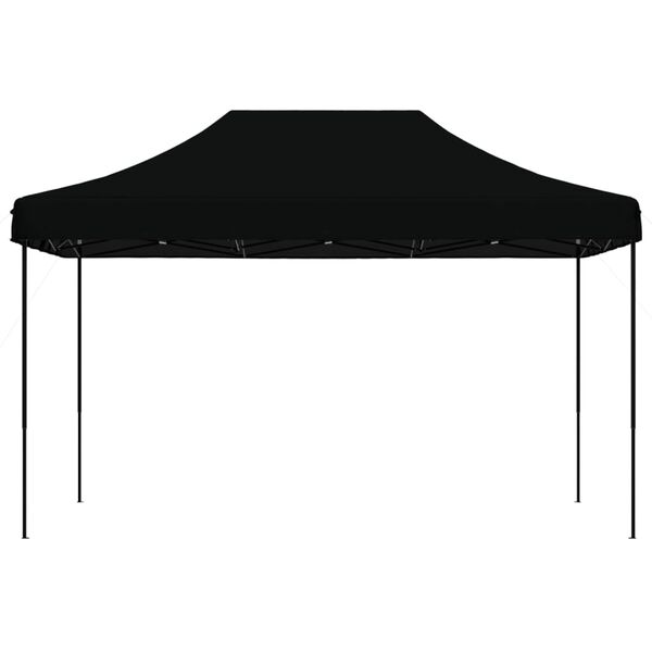 vidaXL Sammenleggbart partytelt pop-up svart 440x292x315 cm