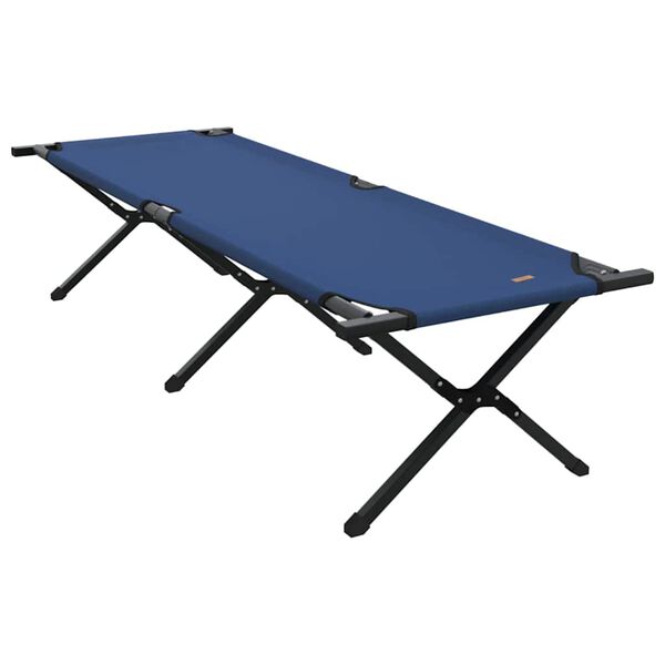 vidaXL Sammenleggbar camping seng 2 pcs Bl&aring; 193 x 69 x 45 cm