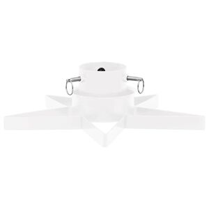 vidaXL Juletrestativ hvit 47x47x13,5 cm
