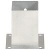 vidaXL Stolpeankere 4 stk galvanisert metall 101 mm