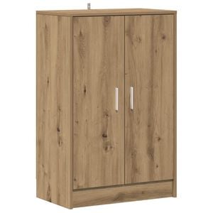 vidaXL Skoskap artisan eik 60x35x92 cm konstruert tre