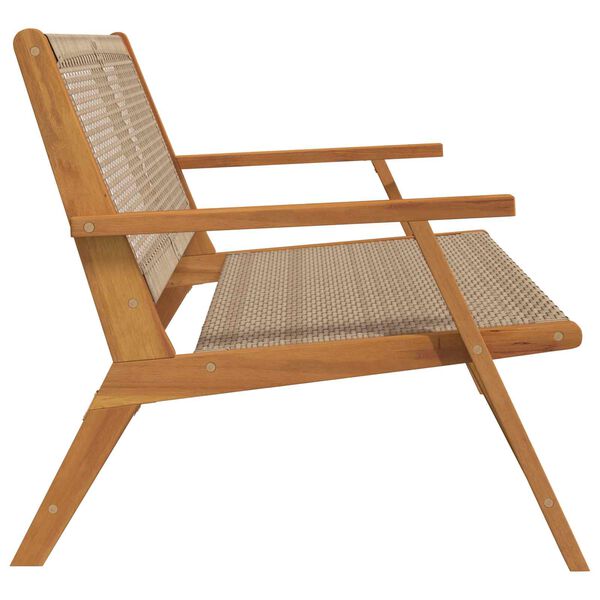 vidaXL Hagem&oslash;bler Beige 122 x 78 x 73 cm Solid akasietre