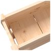 vidaXL Plantekasse 112x25x66 cm heltre furu