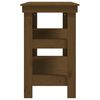 vidaXL Arbeidsbenk honningbrun 110,5x50x80 cm heltre furu