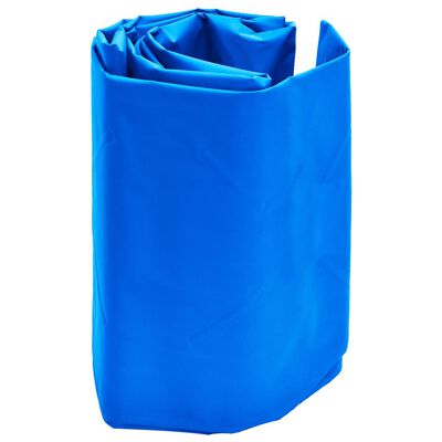vidaXL Oppblåsbar luftmadrass 58x190 cm blå