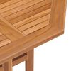 vidaXL Sammenleggbart hagebord 90x90x75 cm heltre teak