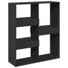 vidaXL Romdeler svart 100x33x115 cm konstruert tre