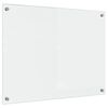 vidaXL Kj&oslash;kkenbenkplate Gjennomsiktig 80 x 60 cm herdet glass