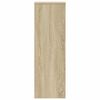 vidaXL Plantestativ sonoma eik 33x33x100 cm konstruert tre