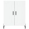 vidaXL Highboard hvit 69,5x34x180 cm konstruert tre