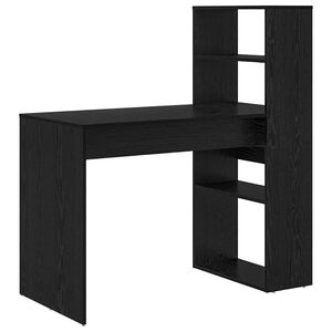 vidaXL Skrivebord Svart Eik Konstruert tre 113 x 54 x 120 cm