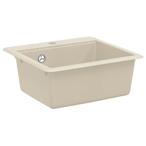 vidaXL Vask Beige 470 x 440 mm Granitt