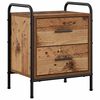 vidaXL Nattbordskap Gammelt tre 40 x 30 x 50 cm Konstruert tre