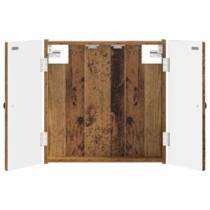 vidaXL Dartbrettskap BREDA Gammelt tre 52,5 x 10,5 x 53,5 cm