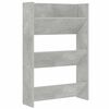 vidaXL Veggskoskap betonggr&aring; 60x18x90 cm sponplater