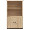 vidaXL Highboard sonoma eik 62x32x103,5 cm konstruert tre