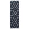 vidaXL Teppe Runner ORIZ 1150 gsm Svart nettm&oslash;nster