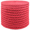 vidaXL Jute tau 24 mm R&oslash;d 100% Tossa jute
