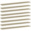 vidaXL Hylleplater 8 stk sonoma eik 80x10x1,5 cm sponplate