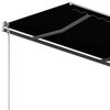 vidaXL Manuell uttrekkbar markise 3,5x2,5 m antrasitt