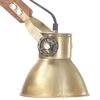 vidaXL Vegglampe i industriell stil messing rund E27
