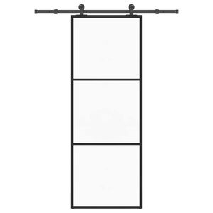 vidaXL Skyved&oslash;r med monteringssett 76x205 cm ESG glass og aluminium