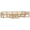 vidaXL Utend&oslash;rs sofa-sett 6 pcs Hvit 79 x 79 x 37 cm Solid akasietre